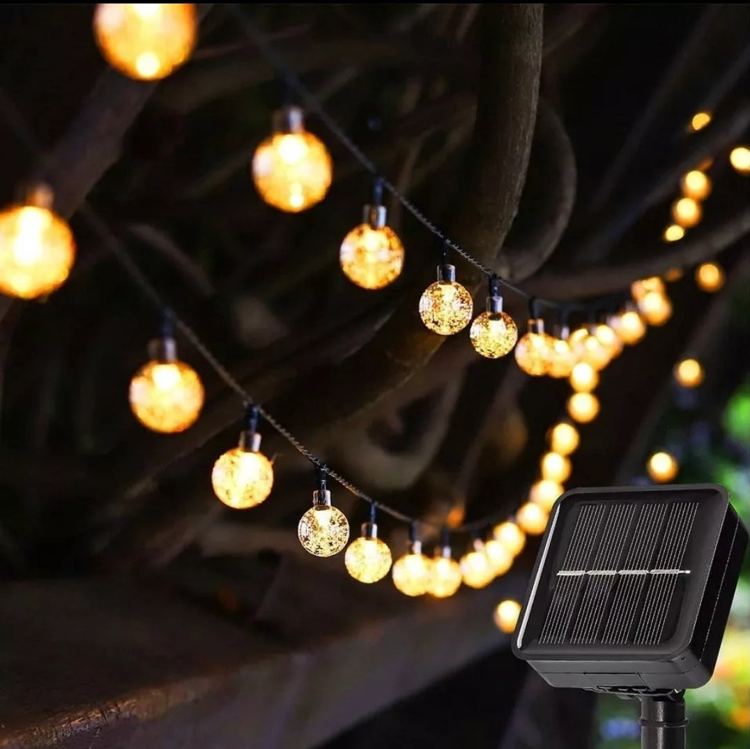 Luces Solares 6 metros Decorativo Jardin