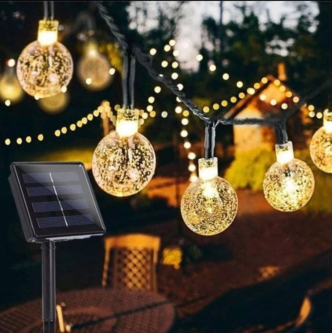 Luces Solares 6 metros Decorativo Jardin