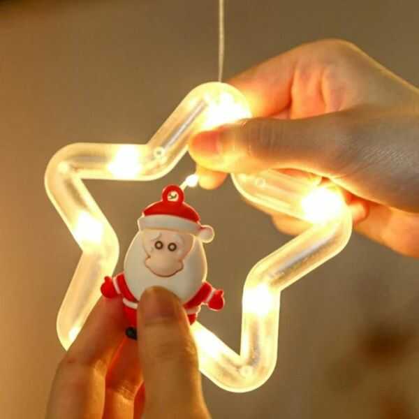 Cortina de Estrellas Led de Navidad