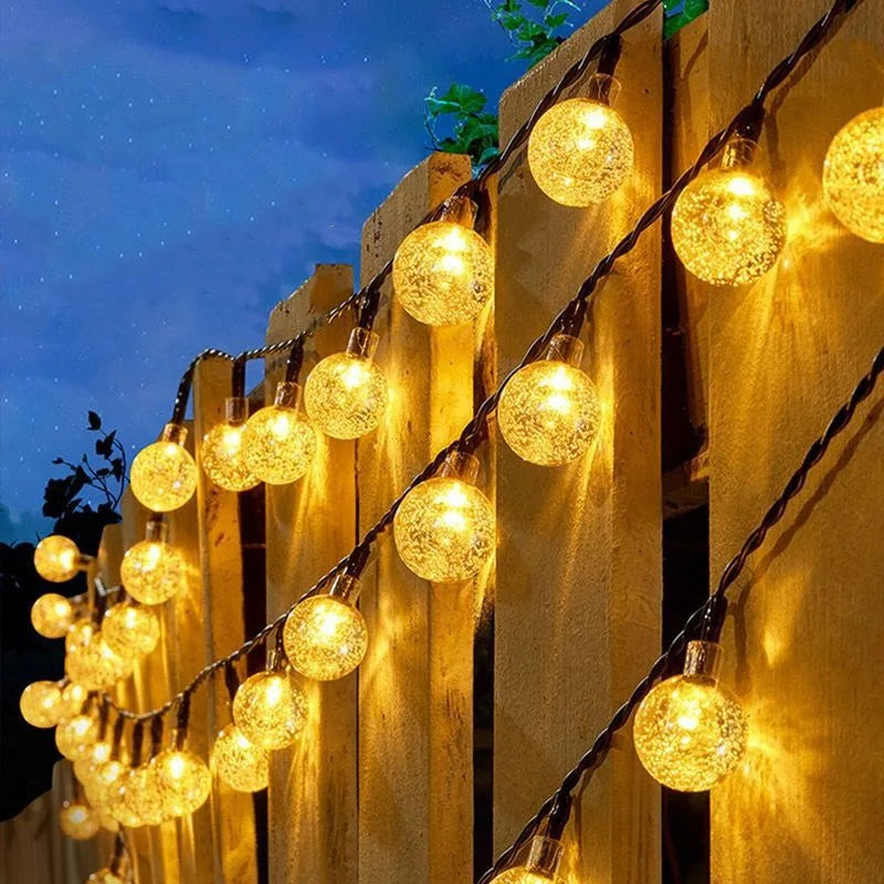 Luces Solares 6 metros Decorativo Jardin