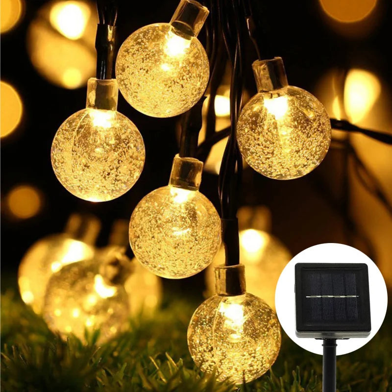 Luces Solares 6 metros Decorativo Jardin