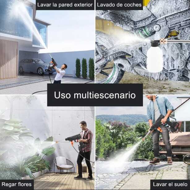 Hidrolavadora con maletín y Kit completo 2 baterías