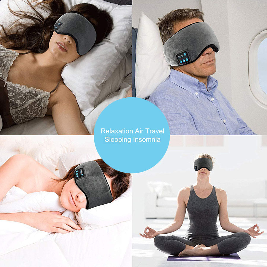 Set x2 Antifaz Mascara para Dormir Bluetooth