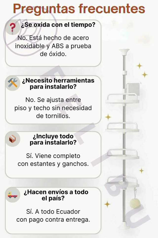 Esquinero de Baño Multifuncional Premium