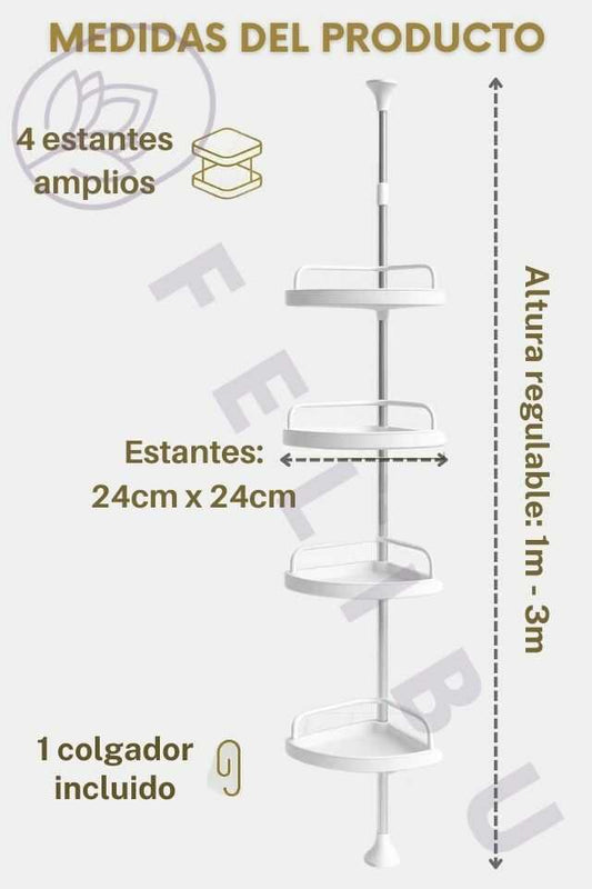 Esquinero de Baño Multifuncional Premium
