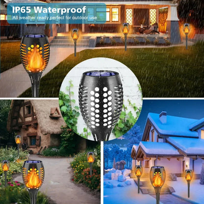 Lámpara Antorcha Solar para Exteriores - set x 2
