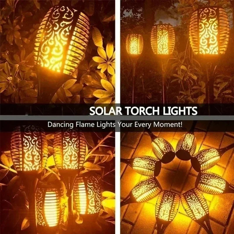 Lámpara Antorcha Solar para Exteriores - set x 2