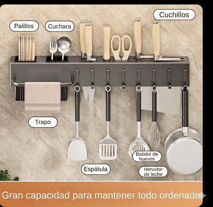 Soporte de Utensilios y Cuchillos de Cocina