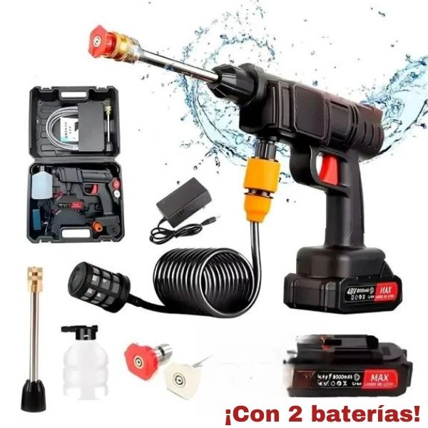 Hidrolavadora con maletín y Kit completo 2 baterías