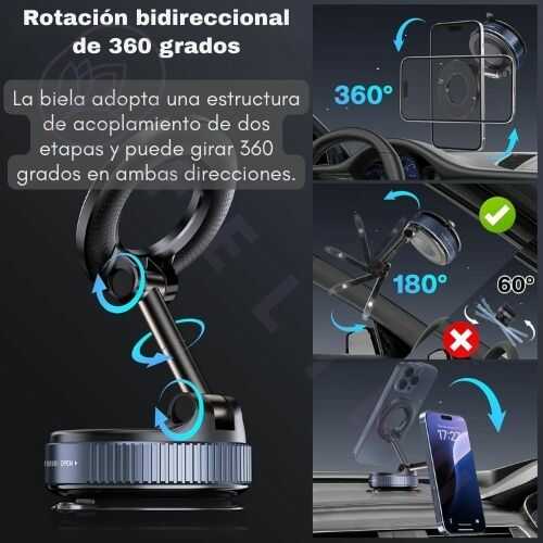 Soporte Magnético 360° Premium para celular