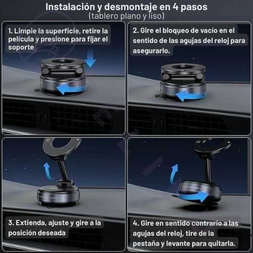 Soporte Magnético 360° Premium para celular